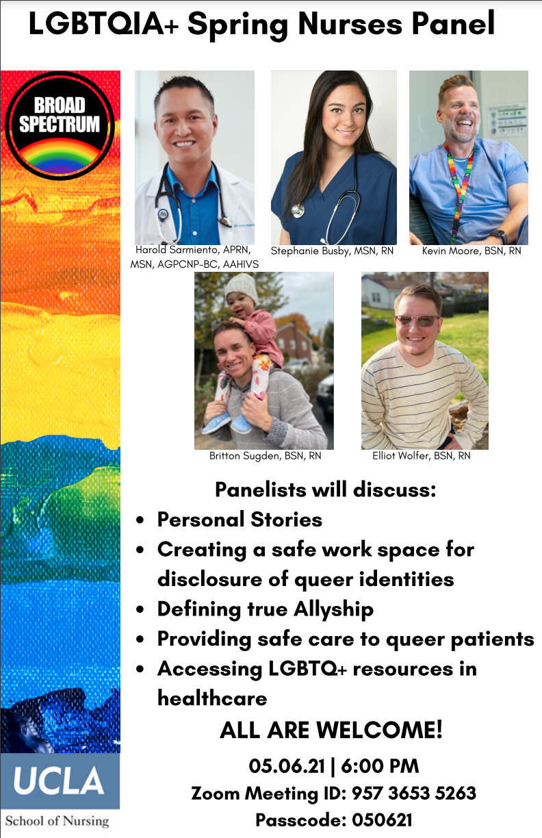 LGBTQIA+ Spring Nurses Panel