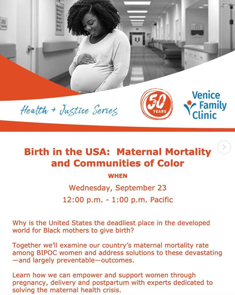 VFC Health + Justice Series: Maternal Mortality